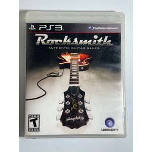 Rocksmith Sony PlayStation 3 Ubisoft 2011 Rated T with Manual No Cable